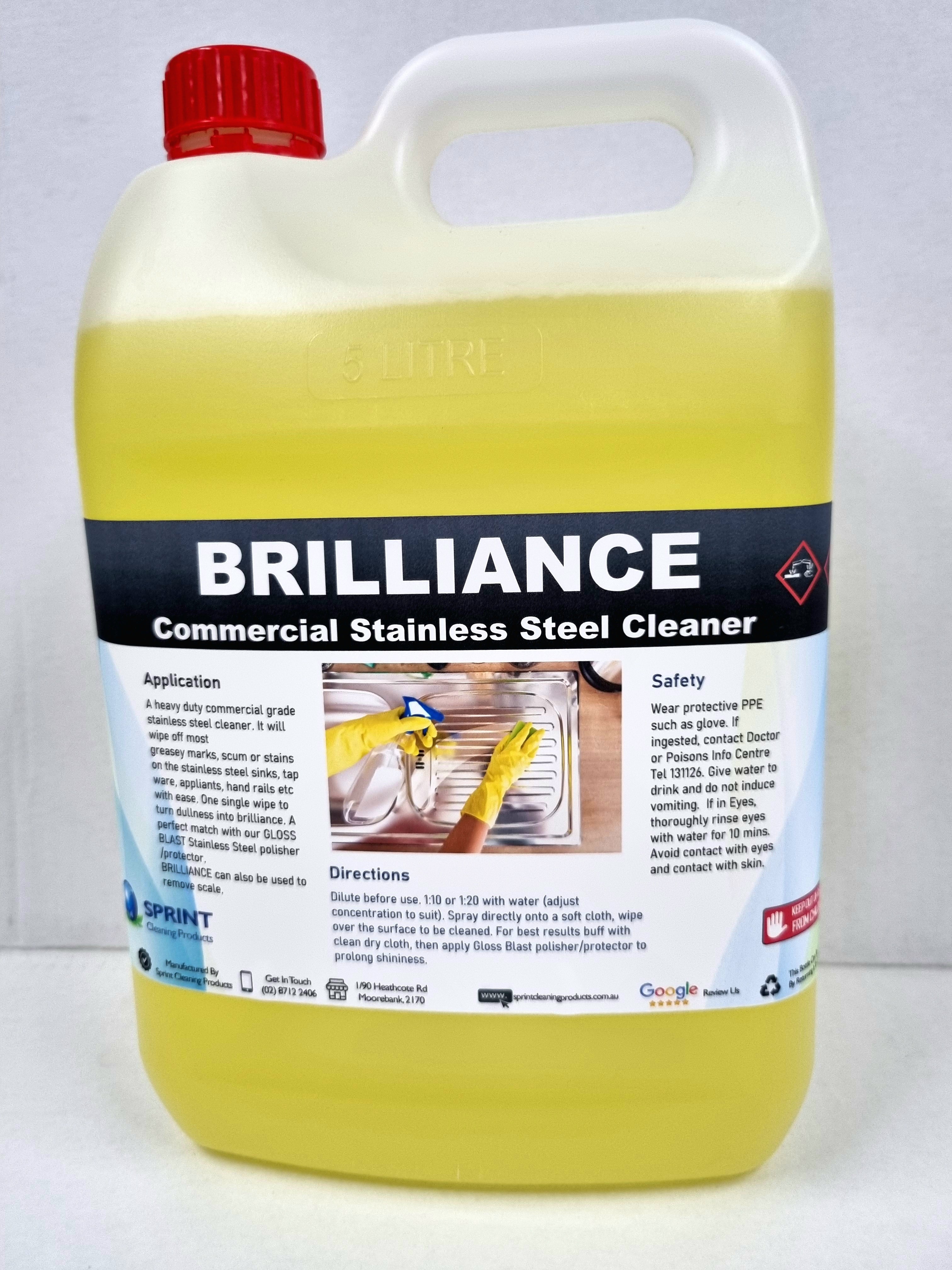 Buy BRILLIANCE Commercial Stainless Steel Cleaner Online Sprint