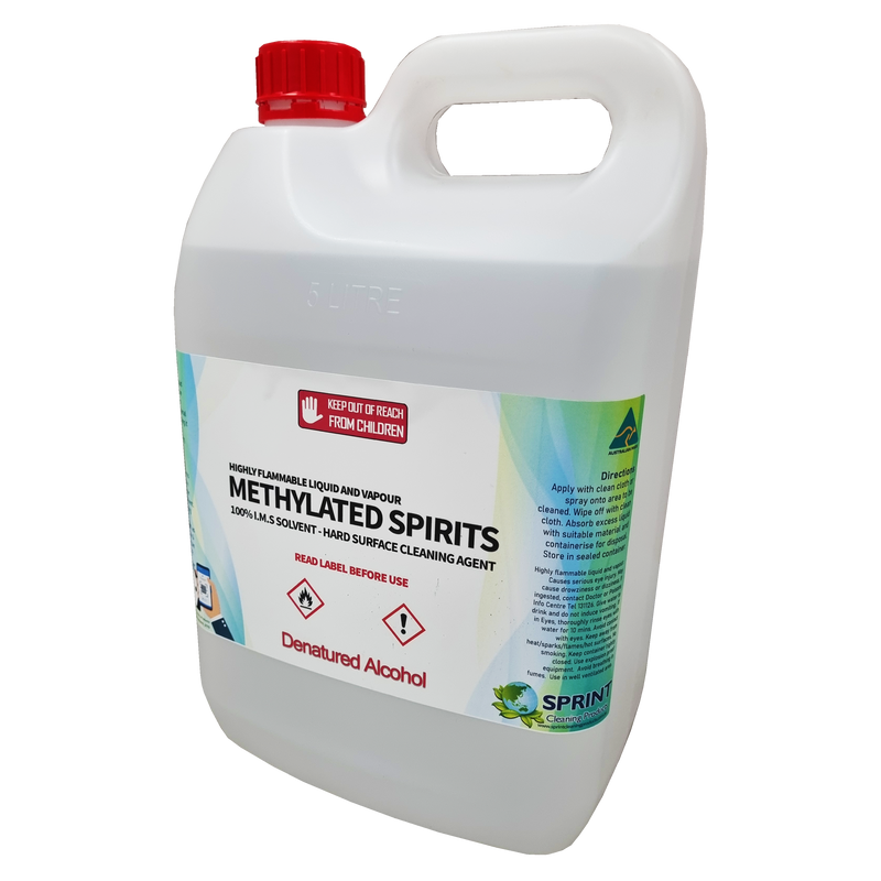 Methylated Spirits Denatured Alcohol - Sprint Cleaning Products