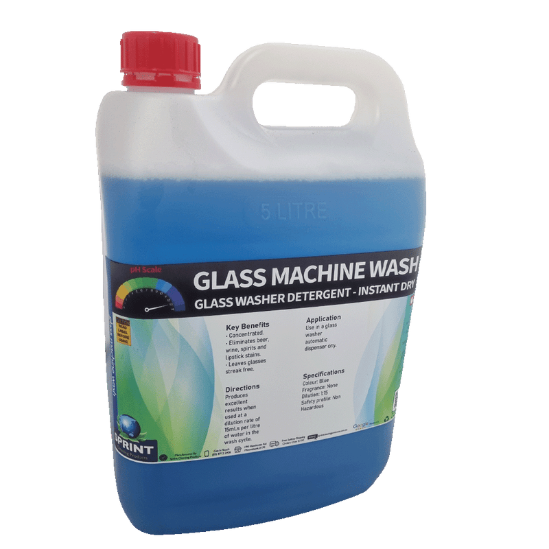 Glass Machine Washing Detergent - Sprint Cleaning Products