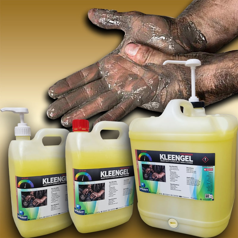 Kleengel Citrus Heavy Duty Grit Hand Cleaner - Sprint Cleaning Products