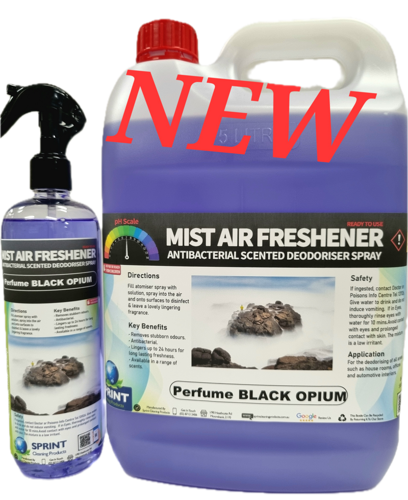 Mist -  Deodoriser Sprays - Sprint Cleaning Products
