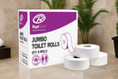 Jumbo Toilet Paper Roll 2 Ply 300m x 8 Rolls - Royal Touch (Made in Australia) - Sprint Cleaning Products