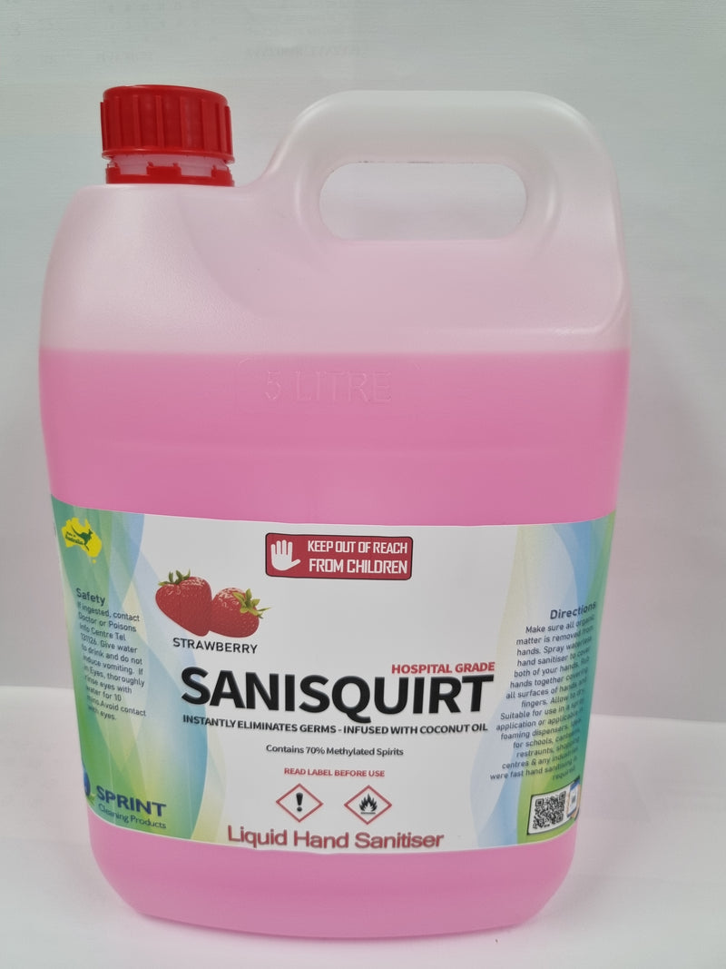 Sani-Squirt Liquid Hand Sanitiser - Sprint Cleaning Products