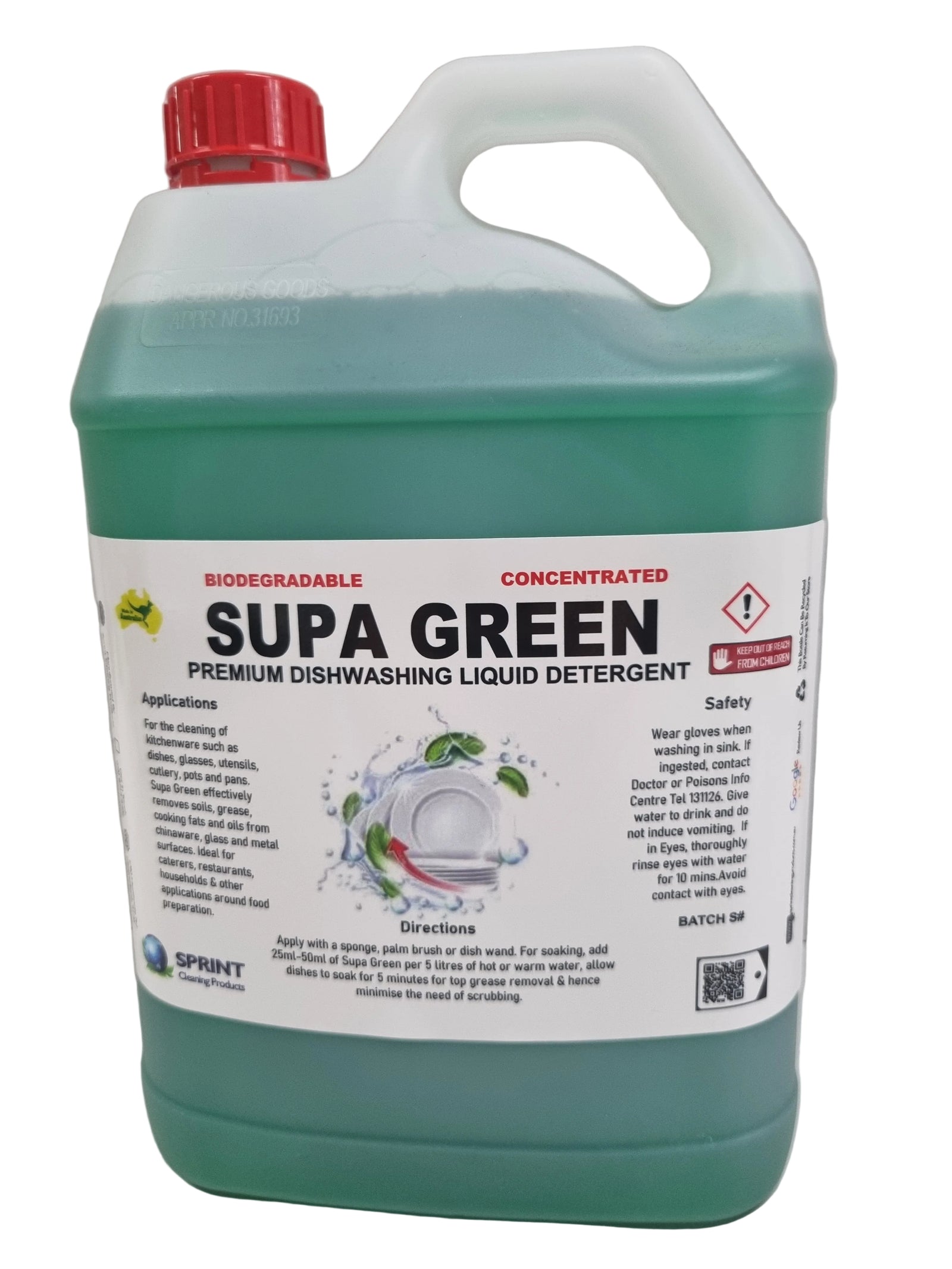 Buy Supa Green - Premium Dishwashing Detergent (Concentrated) Online ...