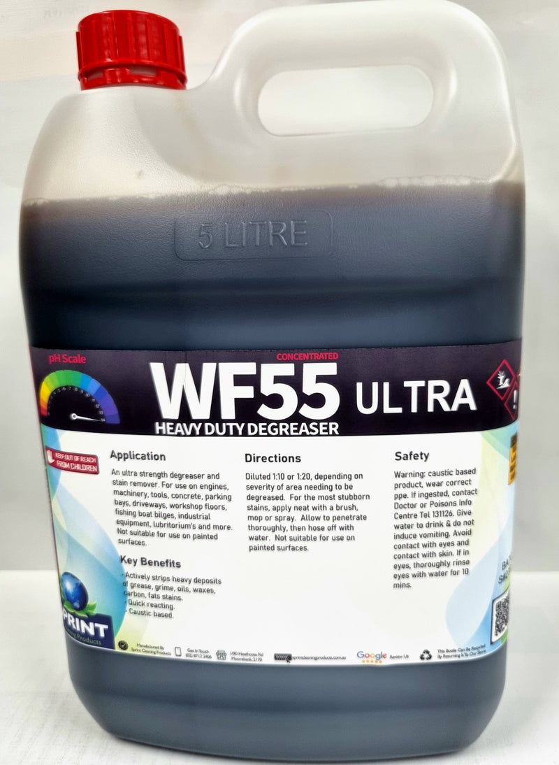 WF55 ULTRA - Ultra Concentrated (Foaming) Heavy Duty Degreaser
