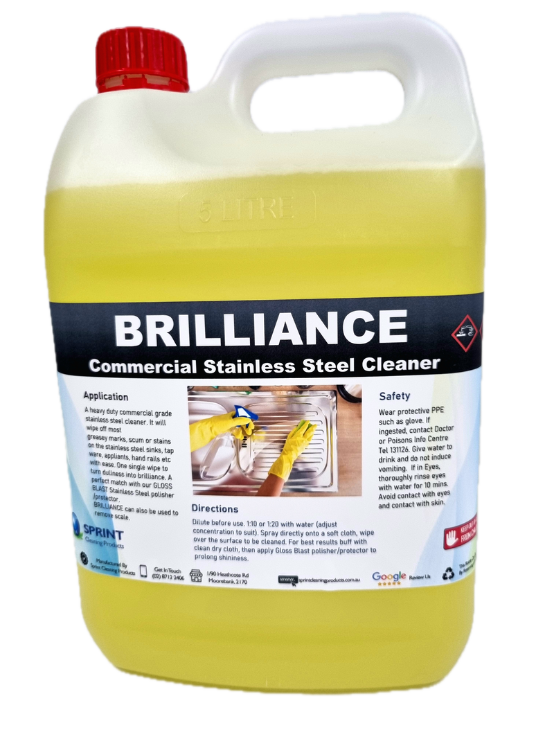 BRILLIANCE - Commercial Stainless Steel Cleaner