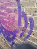 Spray and wipe or better result with pressure wash.
