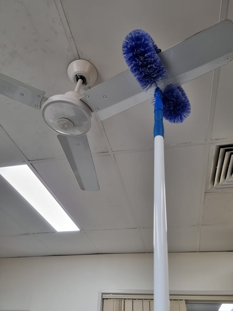 Ceiling Fan and Cob Web Brush