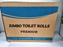 PREMIUM Jumbo Toilet Paper Rolls (2-ply; 8 Rolls Per Carton)