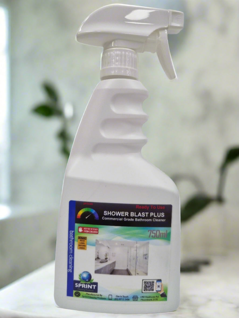 Shower Blast Plus - Heavy Duty Bathroom Cleaner - Sprint Cleaning Products