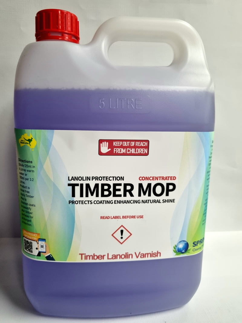 Timber Mop Timber Floor Cleaner Shiner - Sprint Cleaning Products