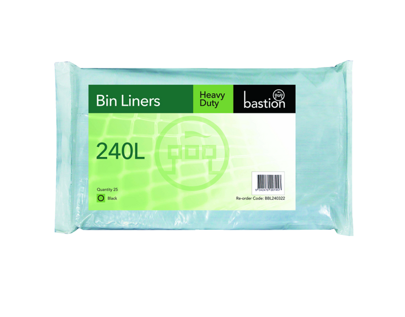 Bin Liners - 240 Litres Heavy Duty - Sprint Cleaning Products