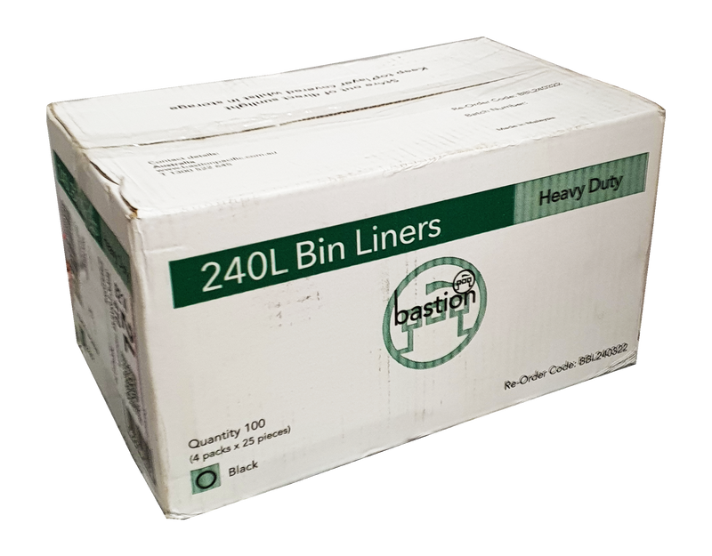 Bin Liners - 240 Litres Heavy Duty - Sprint Cleaning Products