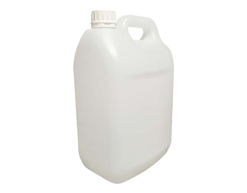 Plastic Bottle Jerrycan Natural DG - 5 Litre - Sprint Cleaning Products