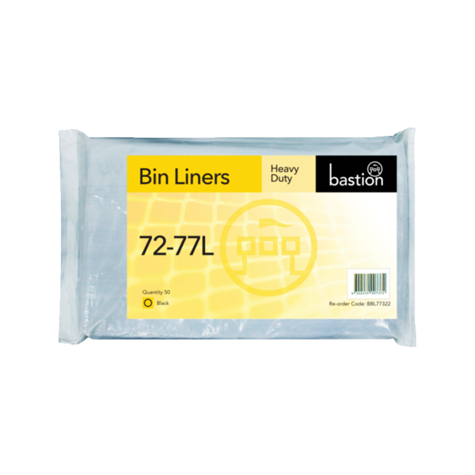 Buy Bin Liners 7277 Litres Heavy Duty Black Online Sprint Cleaning