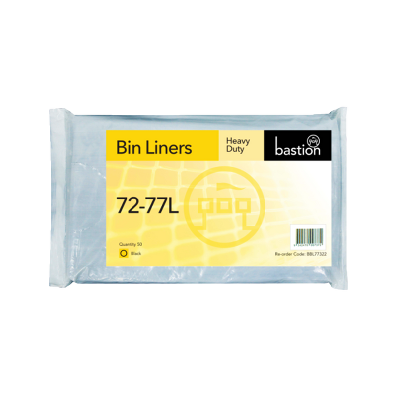 Bin Liners 72-77 Litres Heavy Duty - Bastion