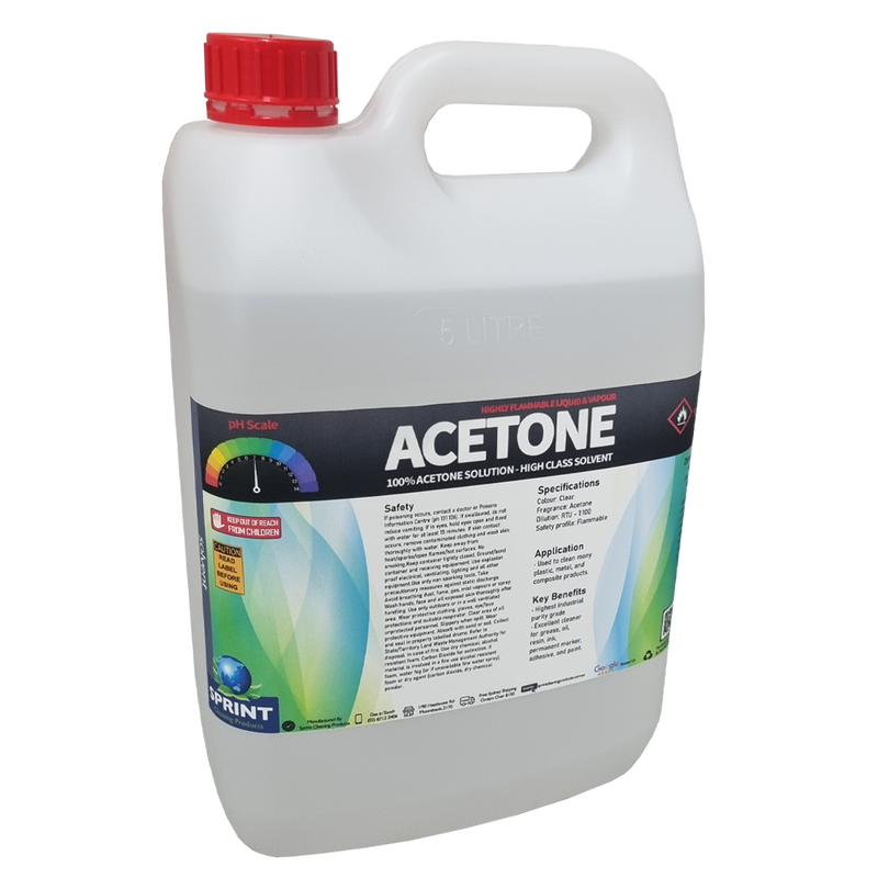 Acetone Propanone 100% - Sprint Cleaning Products