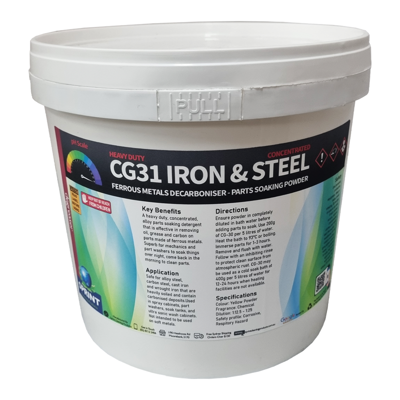 CG31 - Ferrous Metals Decarboniser - Sprint Cleaning Products