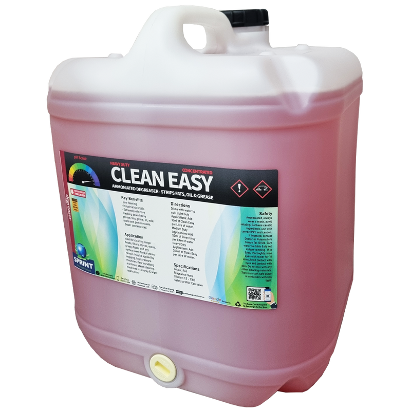 Clean Easy Kitchen Grease Ammoniated Degreaser - Sprint Cleaning Products
