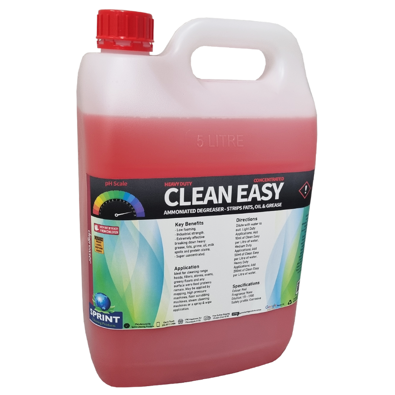 Clean Easy Kitchen Grease Ammoniated Degreaser - Sprint Cleaning Products