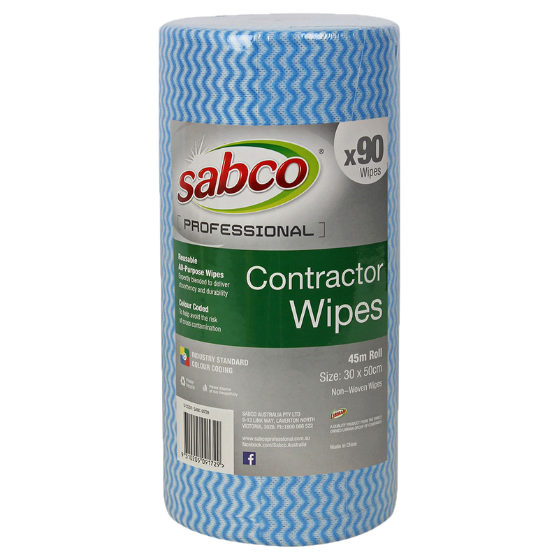 Contractor Wipes (90 Wipes) - Sabco