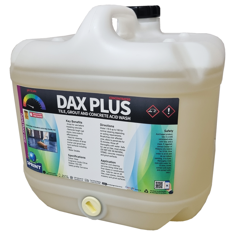 Dax Plus Tile Grout & Concrete Restorer - Sprint Cleaning Products