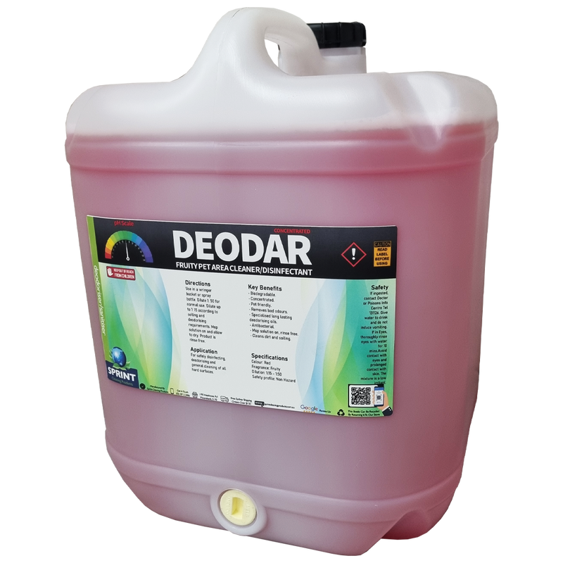 Deodar Pet Friendly Cleaner Sanitiser Deodoriser - Sprint Cleaning Products