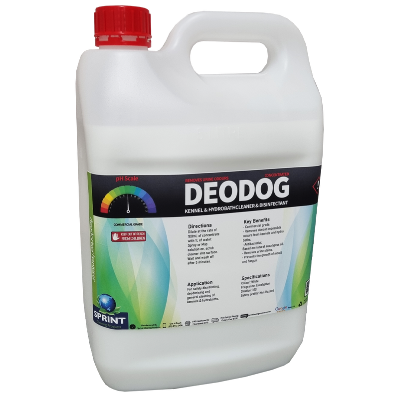 Deodog - Kennel & Hydrobath Disinfectant/Deodoriser - Sprint Cleaning Products