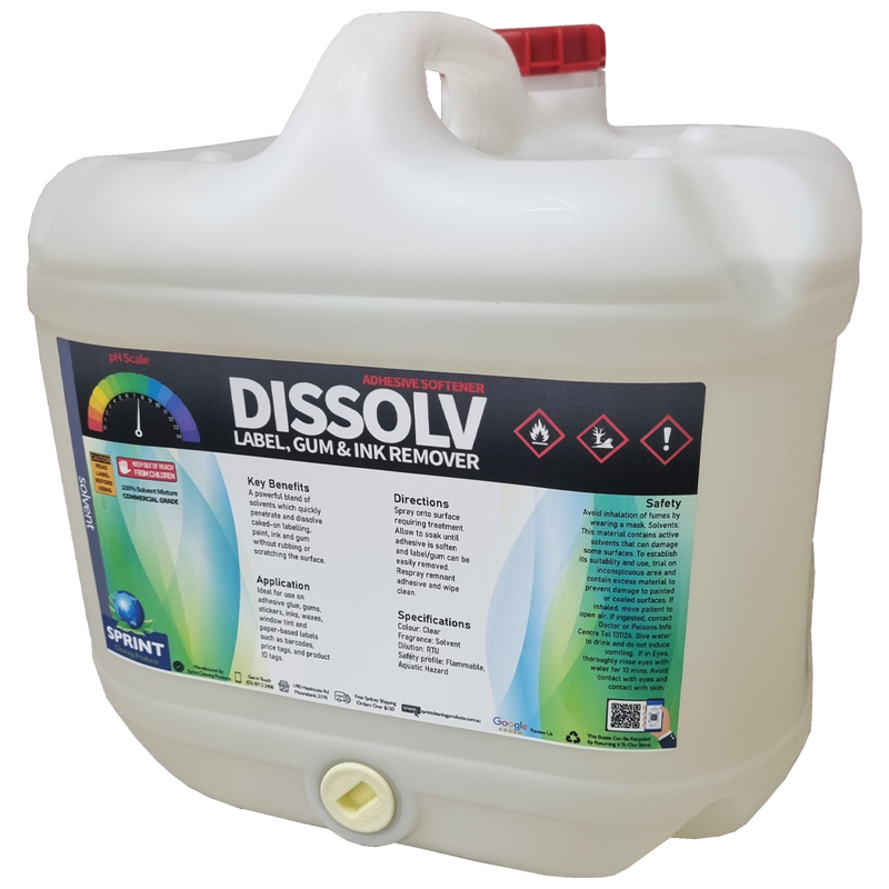 Dissolv Label Gum & Ink Remover - Sprint Cleaning Products