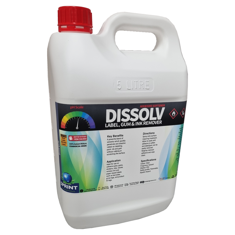 Dissolv Label Gum & Ink Remover - Sprint Cleaning Products