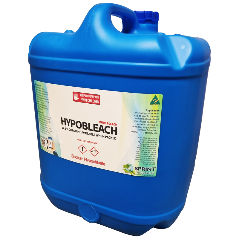 Hypobleach - Sodium Hypochlorite 12.5% - Sprint Cleaning Products