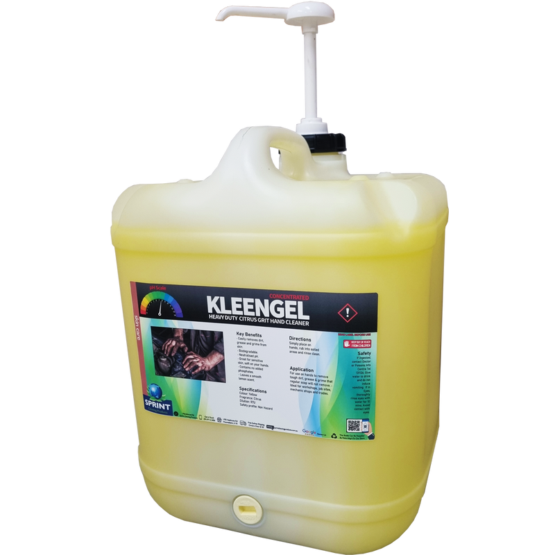 Kleengel Citrus Heavy Duty Grit Hand Cleaner - Sprint Cleaning Products