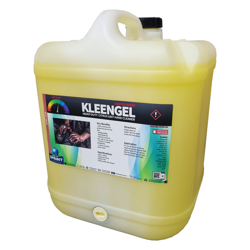 Kleengel Citrus Heavy Duty Grit Hand Cleaner - Sprint Cleaning Products