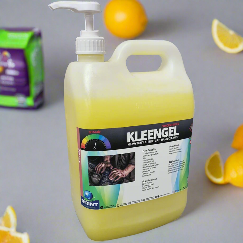 Kleengel Citrus Heavy Duty Grit Hand Cleaner - Sprint Cleaning Products