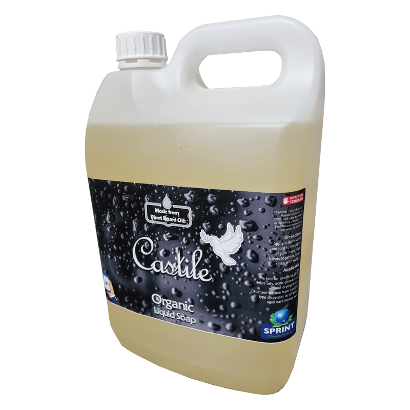 Castile Organic Liquid Soap Pure - Sprint Cleaning Products