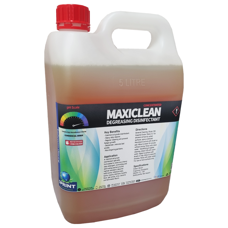 Maxiclean Bathroom Cleaning Disinfectant - Sprint Cleaning Products