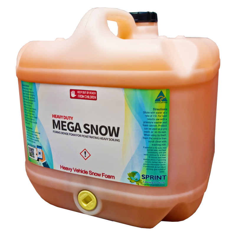 Mega Snow Heavy Duty Truck Snow Foam - Sprint Cleaning Products