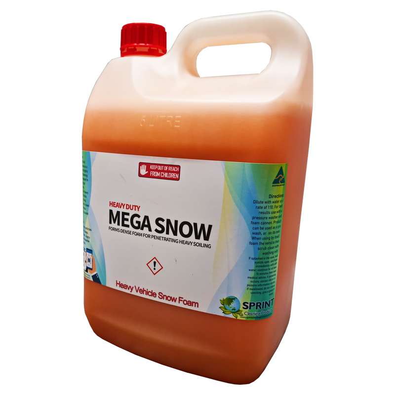 Mega Snow Heavy Duty Truck Snow Foam - Sprint Cleaning Products
