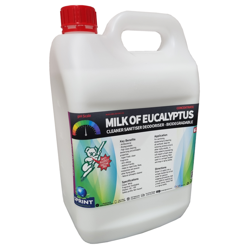 Milk Of Eucalyptus - Cleaner, Sanitiser & Deodoriser - Sprint Cleaning Products