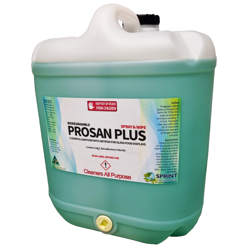 Prosan Plus Cleaners All Purpose with Anti-Fog - Sprint Cleaning Products