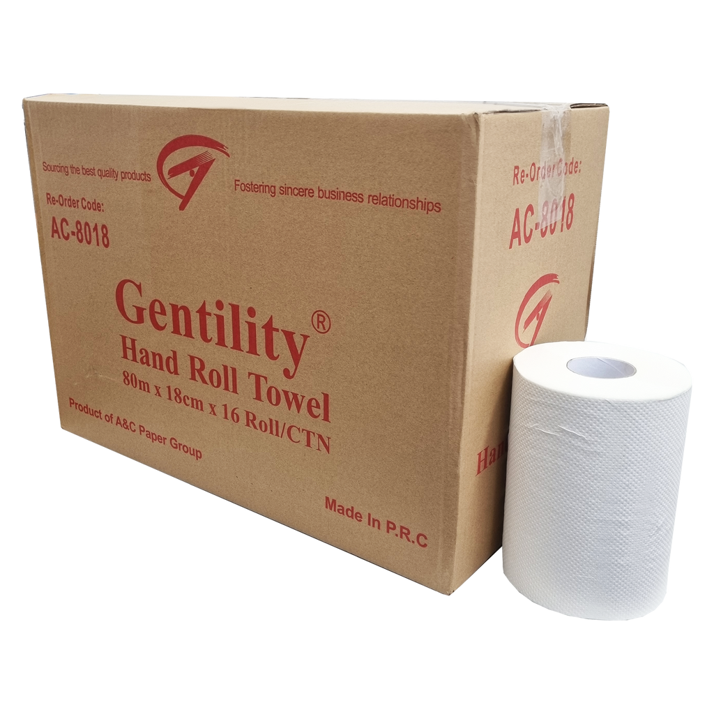 Buy Hand Towel Roll 80m x 16 Rolls Online Sprint Cleaning Products
