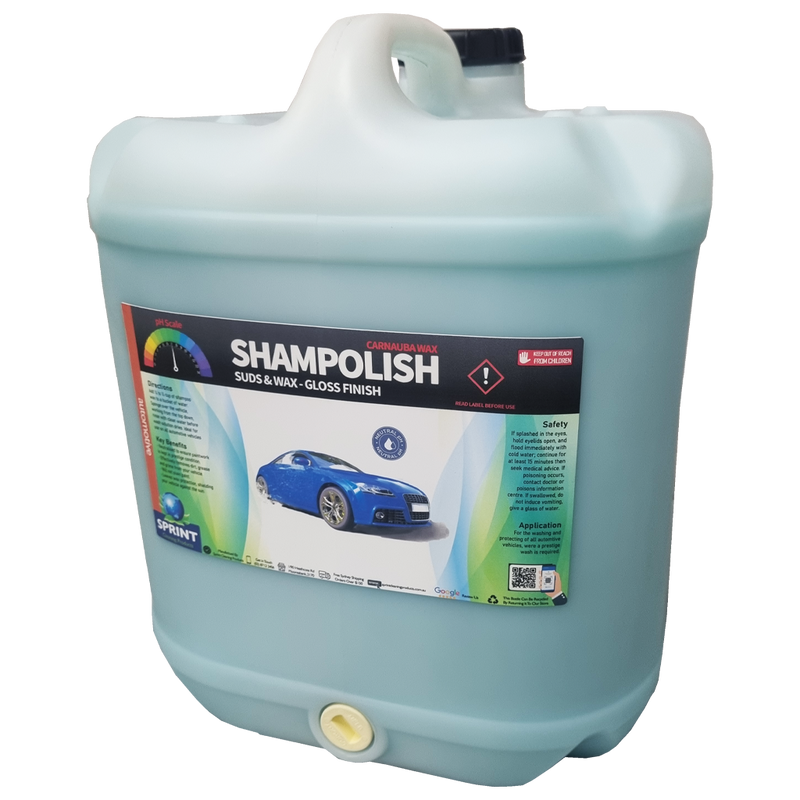 Shampolish Suds & Carnauba Wax - Sprint Cleaning Products