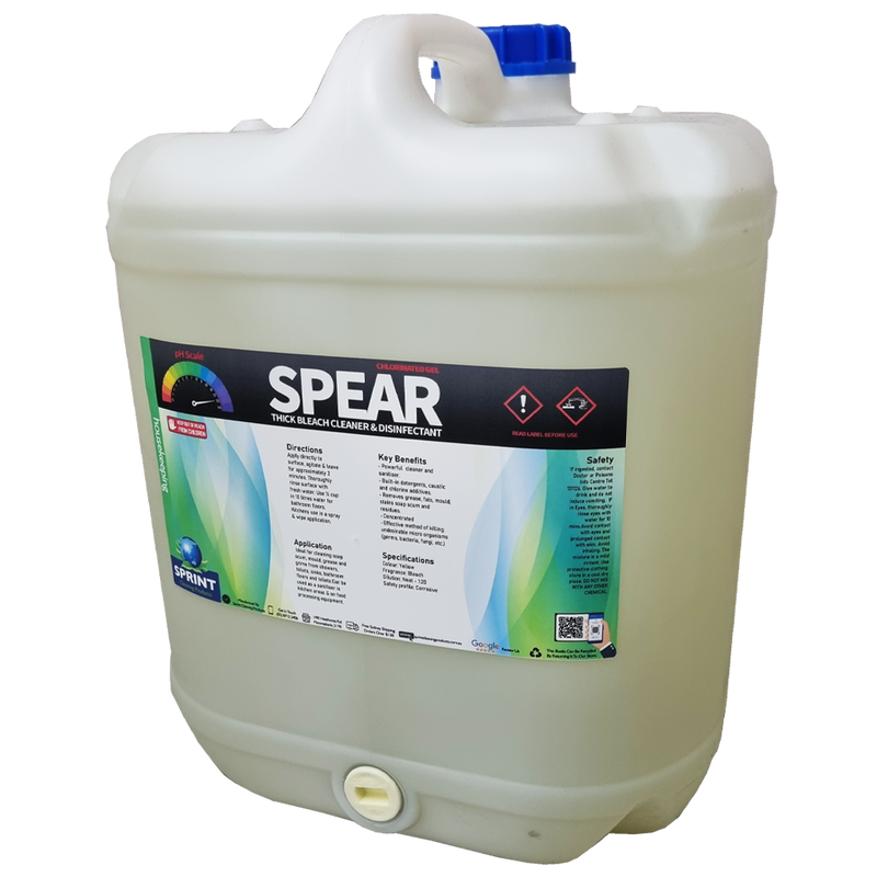 Spear Cling Bleach Cleaner Disinfectant - Sprint Cleaning Products