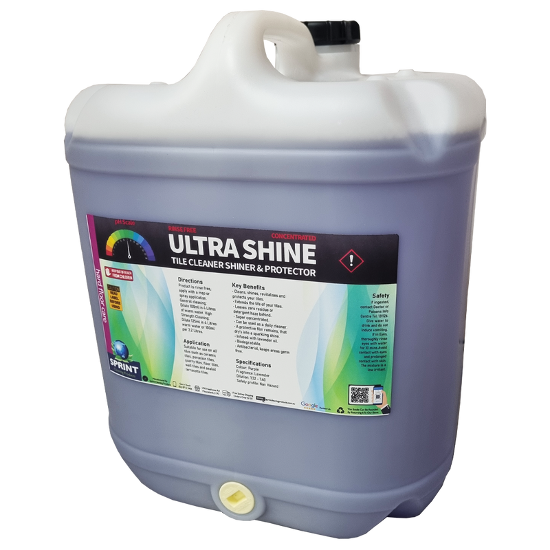 Ultra Shine Tile Cleaner Shiner & Protector - Sprint Cleaning Products
