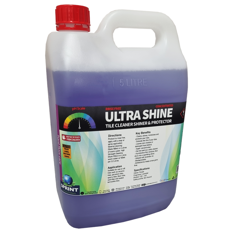Ultra Shine Tile Cleaner Shiner & Protector - Sprint Cleaning Products