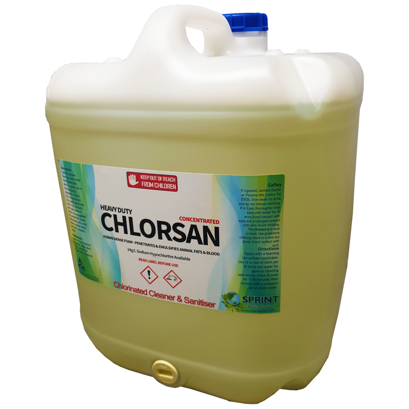 Chlorsan - Chlorinated Cleaner/Sanitser - Sprint Cleaning Products