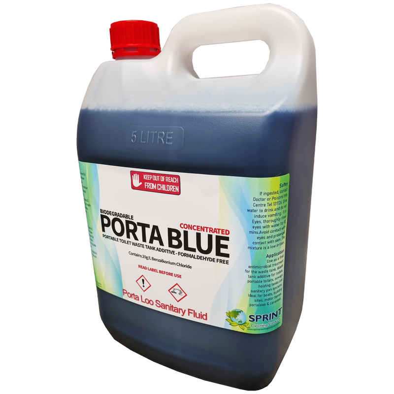 Porta Blue - Portable Toilet Sanitary Fluid - Sprint Cleaning Products