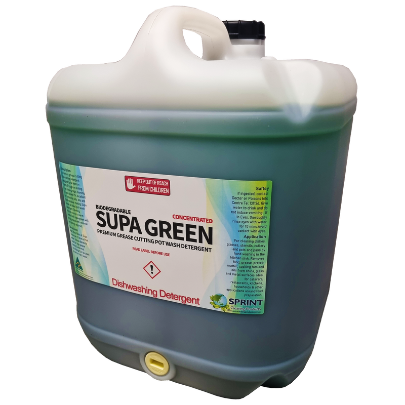 Supa Green Premium Dishwashing Detergent - Sprint Cleaning Products